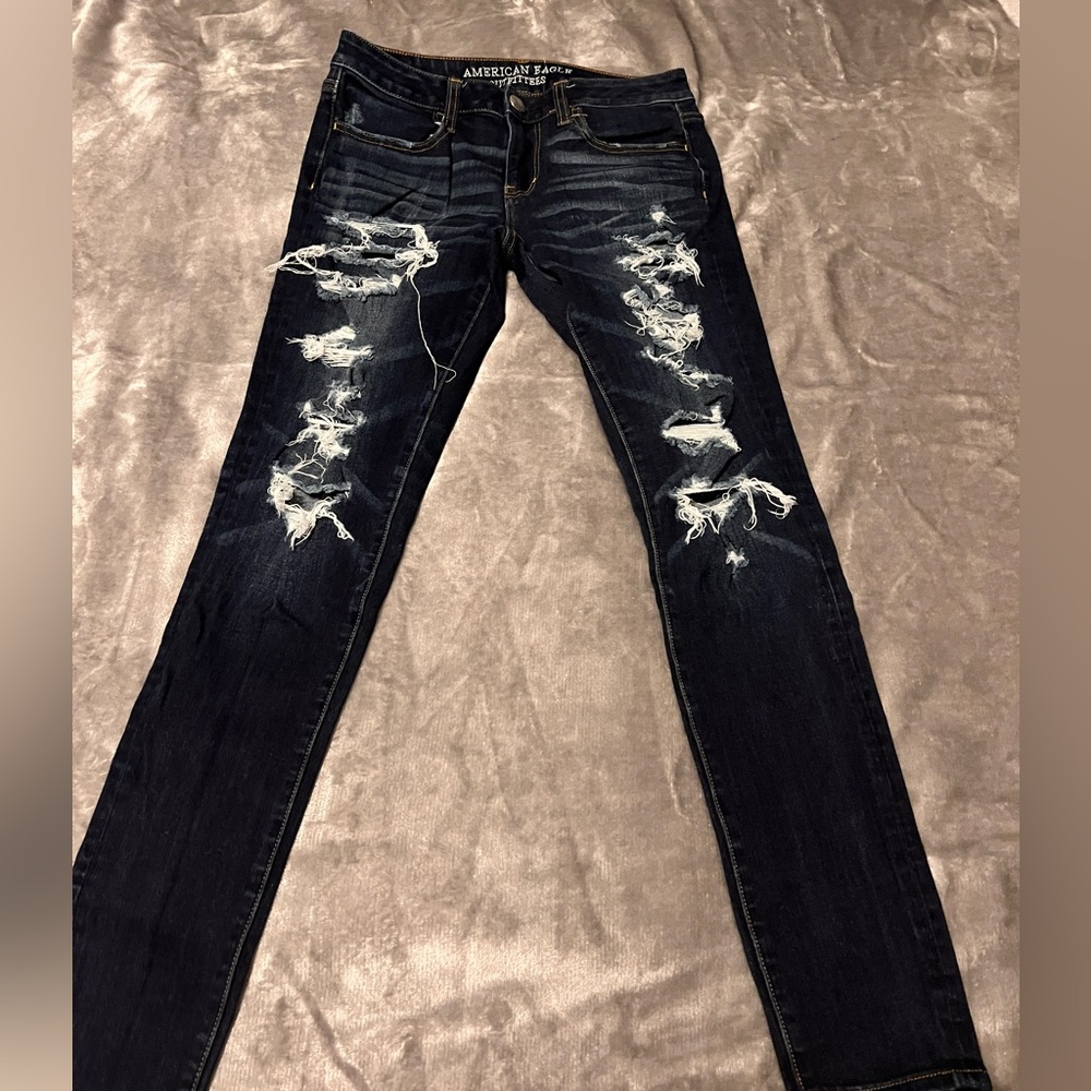 American Eagle ripped jeans